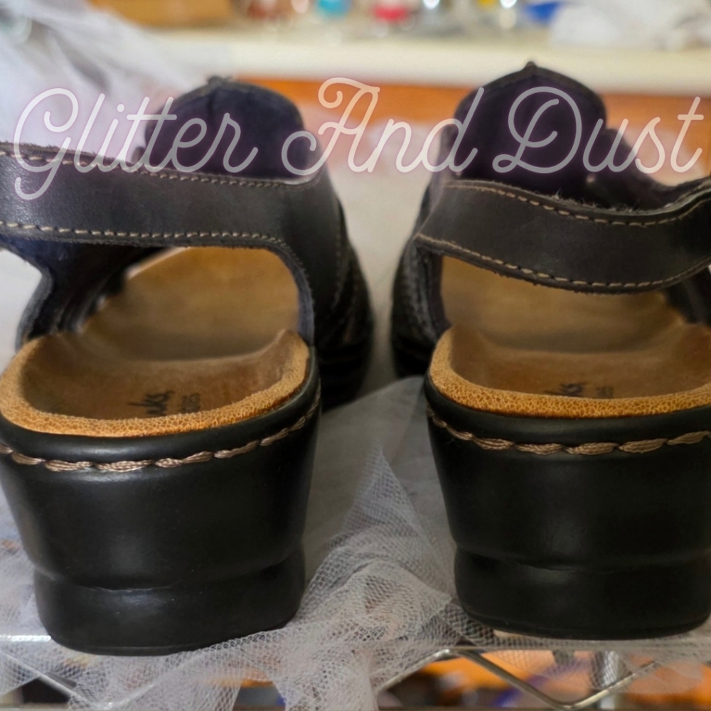 Clarks Merliah 2 Ruby Leather Sandals View 5